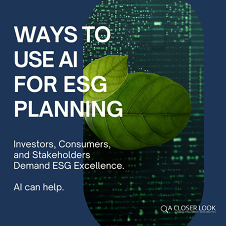 Ways to use AI for ESG planning